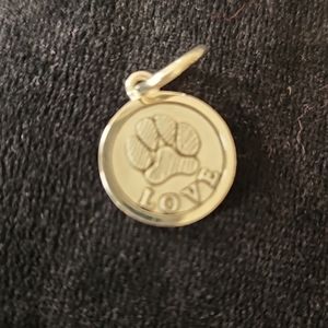 Lol Mini Pendant, Paw Silver/Black